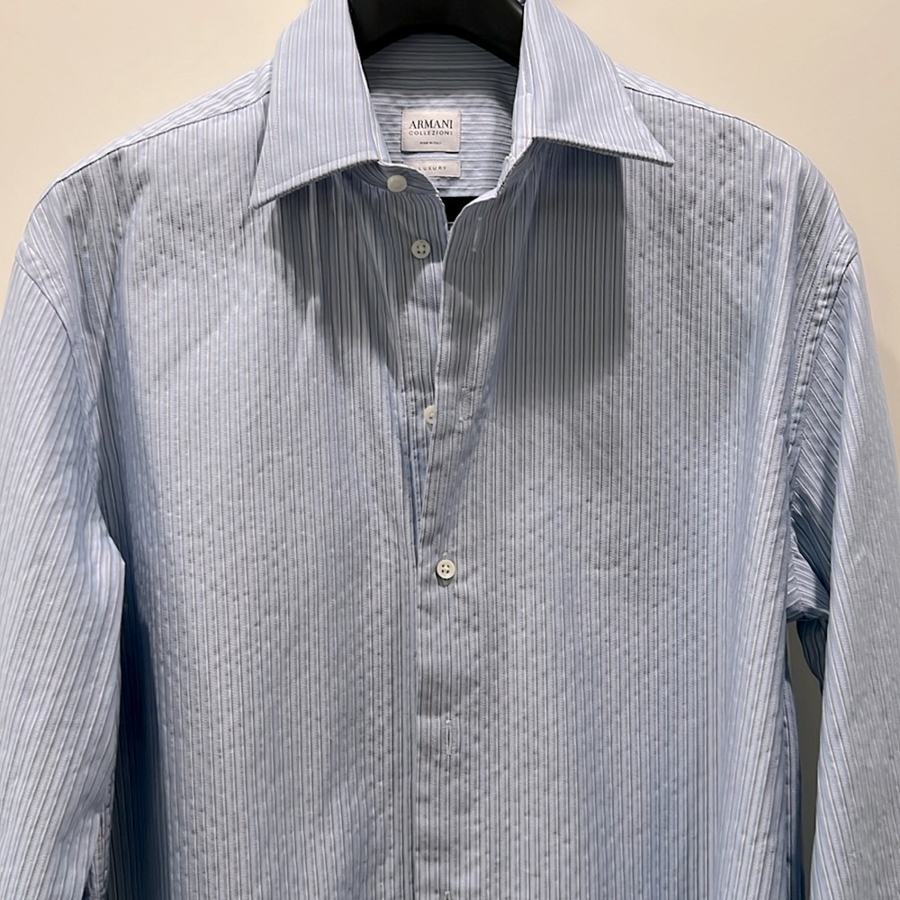 Armani dress shirt size 41/16/L